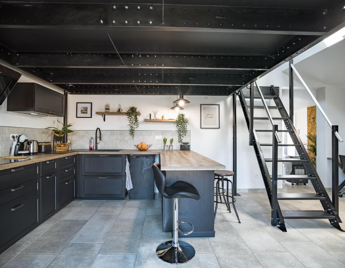 Loft Avec Jardin Et Parking Prive Apartman Troyes Kültér fotó